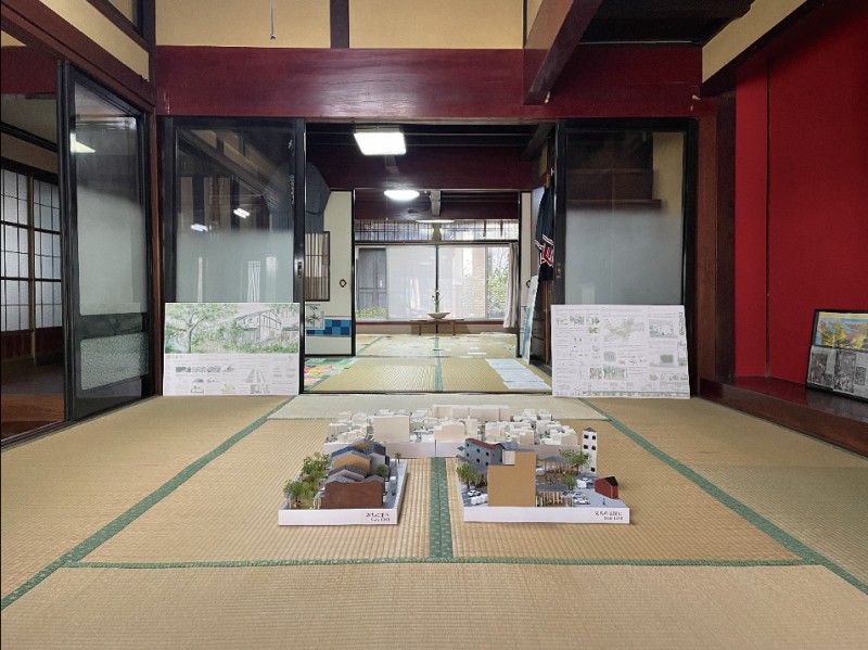 宇出津コミュニティラボ展示風景(石川県能登町)